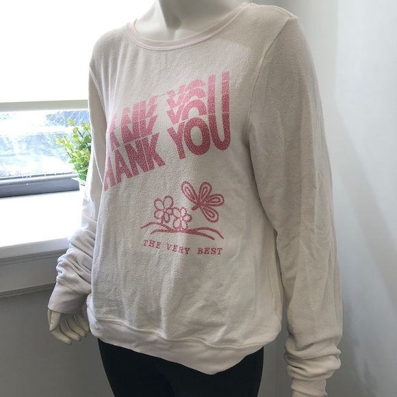 WILDFOX GRAPHIC SWEATER SIZE MEDIUM - Picture 5 of 6